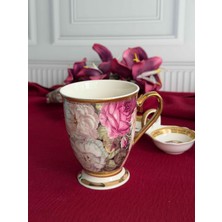 Rossev Porselen Kupa 24K Flores