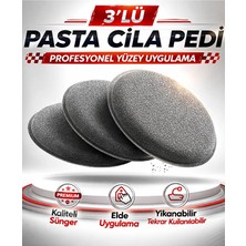 Meyzone Premium Oto Araç 3'lü Pasta Cila Uygulama Pedi
