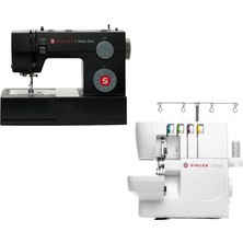 Ssinger 4432 Heavy Duty Dikiş Makinesi ve Singer S0105 Overlok Makinesi Avantajlı Paket