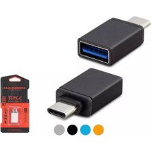 Novis Liora Hadron HDX5051 Type-C To USB Dişi Çevirici Metal - Çok Renkli