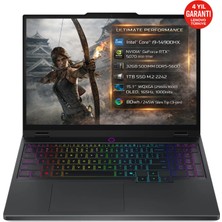 Lenovo Legion 5 15IRX10 Intel Core I9-14900HX 32GB 1TB SSD RTX 5070 8GB 15.1" WQXGA (2560X1600) OLED 165Hz 115W Freedos Taşınabilir Bilgisayar 83LY00L1TR
