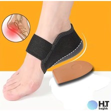 Ht Sağlık 1 Çift Elastik Bantlı Topuk Koruyucu Çatlak Ayak ve Topuk Dikeni Rahatlama Için Tabanlık/topukluk