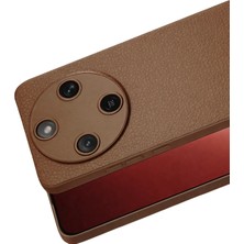 Novis Liora Newface Huawei Honor Magic 8 Lite Thermax Silikon Kılıf - Kahverengi