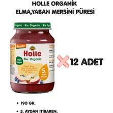 Holle Organik Elma, Yaban Mersini Püresi 12'li Paket