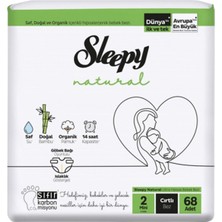 Sleepy Bebek Bezi Naturel Jumbo 2 No Mini 3-6 kg 68'li