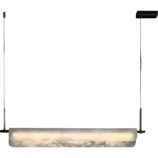 Ronisu Aydınlatma Onice Mermer Sarkıt Avize – Modern Tasarım, Yüksek Tavan Için Lüks Avize Ra-Avz- 6129-50-67