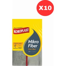 Koroplast Mikrofiber, Iz Bırakmaz Cam Bezi X10