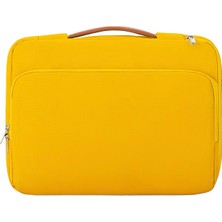 Ecruz BOSS-QC6056 Oxford 14'' Su Geçirmez Laptop Macbook Tablet Çantası Sarı Renk