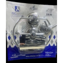 Alz Fulya 3lü Krom Set (Yapışkansız)