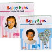 Rotantix Çocuk Göz Kapama Bandı 100'LÜK Kutu Göz Pedi Farklı Desenler Erkek ve Kız Çocuk Göz Kapama Bandı