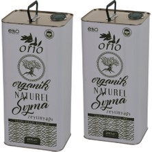 Orio Organik   Erken Hasat Organik Natürel Sızma Soğuk Sıkım Zeytinyağı 2 Adet  5 Lt-Filtre Edilmemiş