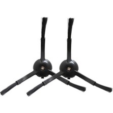 Rovexa Roborock Qrevo Master Uyumlu 2 Adet Siyah Yan Fırça