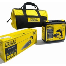 Stanley Fatmax V20 18V Kömürsüz Profesyonel Ikili Set (Darbeli Matkap + El Süpürgesi + Taşıma Çantası)