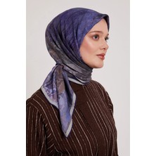 Levidor Royal Eşarp Batik Desen Lacivert