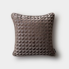 Lidoma Home "troya" At Figürlü Kırlent Kılıfı - 45X45 - Kahve