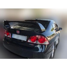 Universal Honda Civic 2006-2011 Astarlı 3 Parça Mugen Spoiler