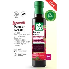 Otsa Fermente Pancar Kvass – Şeker Ilavesiz Vegan Içecek 500 ml