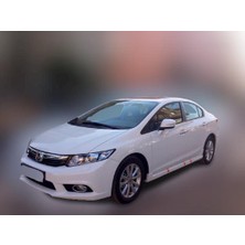 Universal Honda Civic 2012-2016 Astarlı Düz Yan Marşpiyel