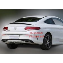 Universal Mercedes C Serisi 2015- Astarlı Coupe Anatomik Spoiler (W205)