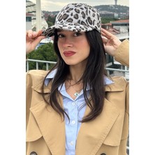 Mollycrush Kadın Leopar Desenli Şapka | Ayarlanabilir Spor Model