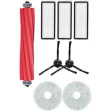 Rovexa Roborock Q Revo S Uyumlu 3 Aylık Yaşam Kiti Siyah Yan Fırçalı