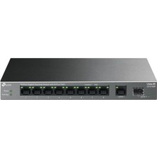 Uslucan Alışveriş Tp-Link LS1210GP 8 Port Poe+ 10-100-1000 Mbps + 1 Port Sfp Switch Metal Kasa
