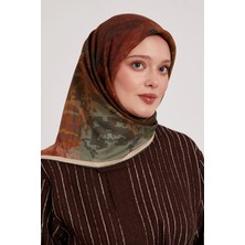 Levidor Royal Eşarp Batik Desen Zümrüt