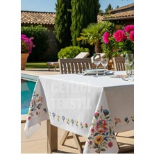 Karamanlı Home 1 Adet 50X 70 cm Dijital Baskılı Yastık Kılıfı Hediyeli Heydiyelik Günlük Leke Tutmaz Ütü Istemez Dertsiz Dijital Baskılı Masa Örtüsü 160 X220 cm