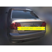 Universal Honda Civic 2001-2005 Astarlı Tavan Spoiler