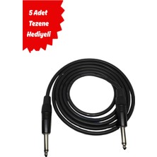 Ayaz Müzik 5 Mt'lik Enstrüman Jak Kablosu