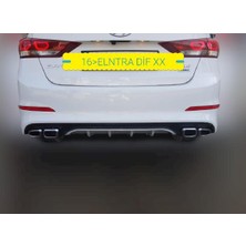 Universal Hyundai Elentra 2016-2019 Astarlı Egzoz Uçlu Xx Difüzör