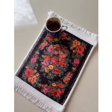 Vesile Atölye Mini Dekoratif Minyatür Halı, Mousepad,baş Seccadesi,esved Model,umre,hediyelik