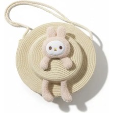 My Melody Melodi Sevimli Tavşan Hasır Askılı Genç Kız Çocuk Bebek Çanta 23 cm Hediyelik