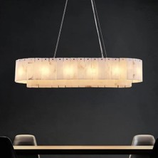 Ronisu Aydınlatma Eterna Sarkıt Mermer Avize – Yüksek Tavan Uyumlu Avize Ra-Avz- 3968-12-68