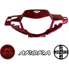 Mototika Arora Kasırga Far Muhafaza Kırmızı TK00151