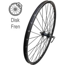 Ümit 26 Örülü Jant Arka Çift Kat Siyah Diskli Siyah Tel  Mandallı [ Yerli ]