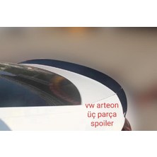 Universal Volkswagen Arteon Astarlı 3 Parça Anatomik Spoiler