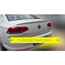 Universal Volkswagen Passat B8 2014-2019 Astarlı Ince Anatomik Spoiler
