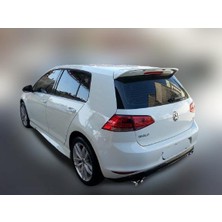 Universal Volkswagen Golf 7 2013-2017 Astarlı Spoiler (Ortadan 2 Ayak Pls)