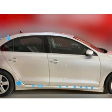 Universal Volkswagen Jetta 2011-2014 Astarlı Yan Marşpiyel