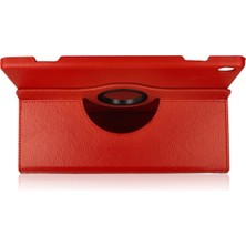  Lenovo M10 X505F Kılıf 360 Tablet Deri Kılıf - Kırmızı