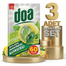 Doa Bulaşık Makinesi Kokusu 60 Yıkama 3x6 ml