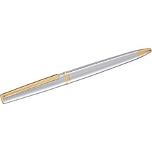 Steelpen Slim Serisi 8131 Krom Gold Tükenmez Kalem