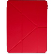  Xiaomi Pad 6 Kılıf Kalemlikli Mars Tablet Kılıfı - Kırmızı