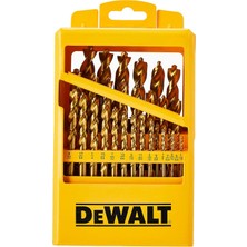 Dewalt DW1369 29 Parça Titan Pilot-Point Matkap Ucu Seti, 1.6mm - 12.7mm Boyut Aralığı, Çanta Dahil