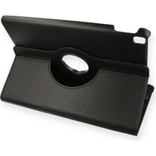  iPad 10.2 (7.nesil) Kılıf 360 Tablet Deri Kılıf - Siyah