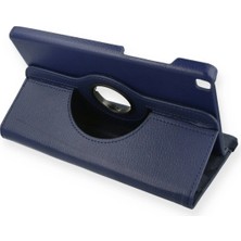  Samsung Galaxy T290 Tab A 8 Kılıf 360 Tablet Deri Kılıf - Lacivert