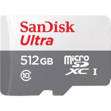 Sandisk - Kartlar 512GB Ultra Lite Beyaz/gri̇ Microsdxc 100MB/S Sinif 10 Uhs-
