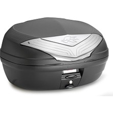 Kappa K466nt Siyah - Gri Motosiklet Arka Çanta 46 Litre Kapasite Çizilmeye Dayanıklı Yüzey