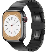  Apple Watch 38MM KR413 Fine Steel Kordon - Siyah